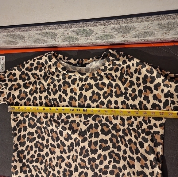VICI Leopard Print Long Sleeve Dress Size S - Picture 7 of 8